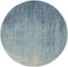 Nourison Passion Blue Round 80 X 80 Area Rug  805-142011 Thumb 0