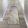 Nourison Passion Grey Runner 110 X 60 Area Rug  805-142013 Thumb 3