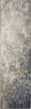 Nourison Passion Grey Runner 22 X 76 Area Rug 805-142014 Thumb 0