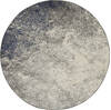 Nourison Passion Grey Round 53 X 53 Area Rug  805-142016 Thumb 0