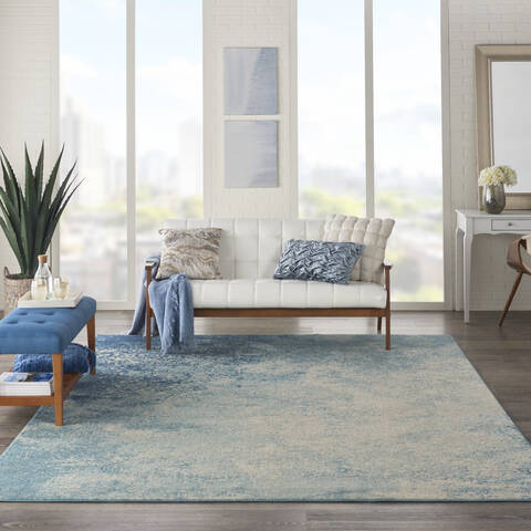 Nourison Passion Blue 67 X 96 Area Rug 805-142027 Image 3