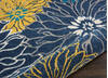 Nourison Passion Blue Runner 22 X 100 Area Rug  805-142033 Thumb 2