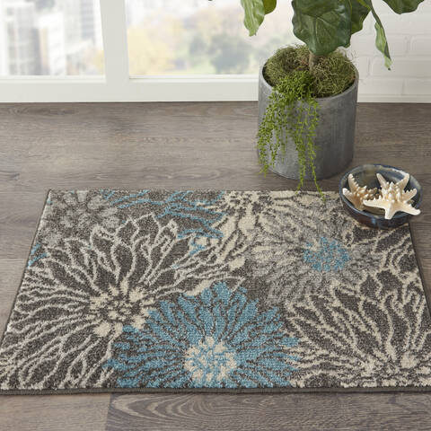 Nourison Passion Grey 110 X 210 Area Rug 805-142038 Image 3
