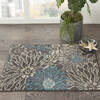Nourison Passion Grey 110 X 210 Area Rug 805-142038 Thumb 3