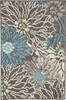 Nourison Passion Grey 110 X 210 Area Rug 805-142038 Thumb 0