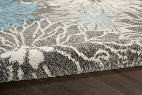 Nourison Passion Grey Runner 22 X 100 Area Rug 805-142040 Image 2