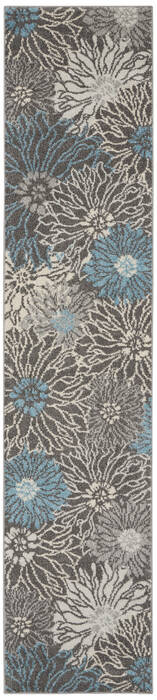 Nourison Passion Grey Runner 22 X 100 Area Rug 805-142040 Image 0