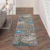 Nourison Passion Grey Runner 22 X 100 Area Rug 805-142040 Thumb 3