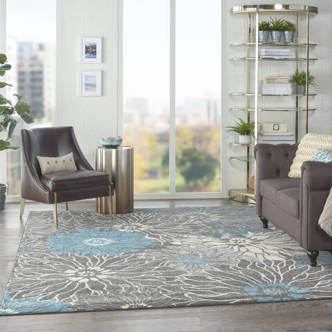 Nourison Passion Grey 67 X 96 Area Rug 805-142044 Image 5