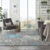 Nourison Passion Grey 80 X 100 Area Rug  805-142045 Thumb 3