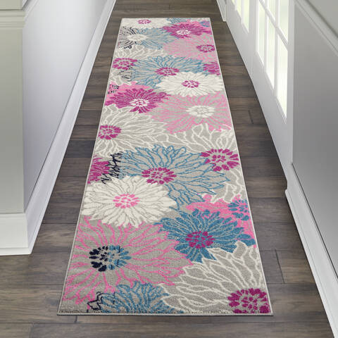 Nourison Passion Grey Runner 22 X 100 Area Rug 805-142047 Image 3