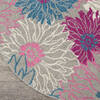 Nourison Passion Grey Round 40 X 40 Area Rug 805-142048 Thumb 1