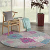 Nourison Passion Grey Round 40 X 40 Area Rug 805-142048 Thumb 3