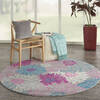 Nourison Passion Grey Round 40 X 40 Area Rug 805-142048 Thumb 5