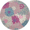 Nourison Passion Grey Round 40 X 40 Area Rug 805-142048 Thumb 0