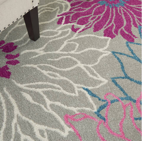 Nourison Passion Grey 90 X 120 Area Rug 805-142051 Image 4