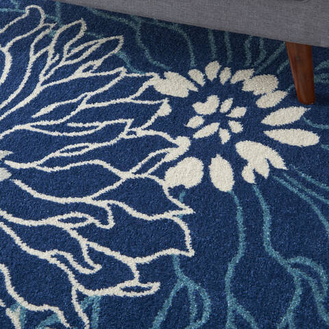 Nourison Passion Blue 39 X 59 Area Rug 805-142054 Image 4
