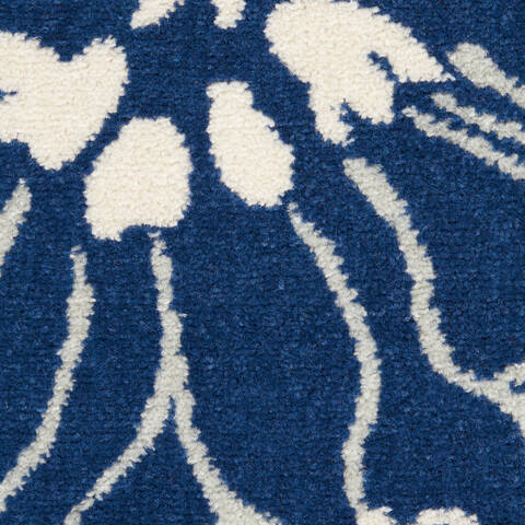 Nourison Passion Blue 67 X 96 Area Rug  805-142056 Image 5