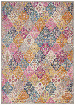 Nourison Passion Multicolor Rectangle 4x6 ft Polypropylene Carpet 142061