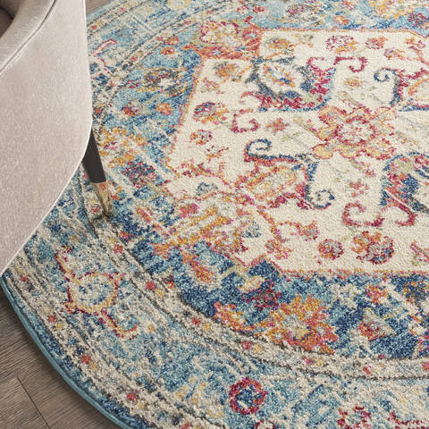 Nourison Passion Beige Round 40 X 40 Area Rug 805-142075 Image 4
