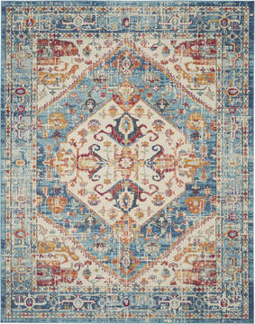Nourison Passion Beige Rectangle 8x10 ft Polypropylene Carpet 142078