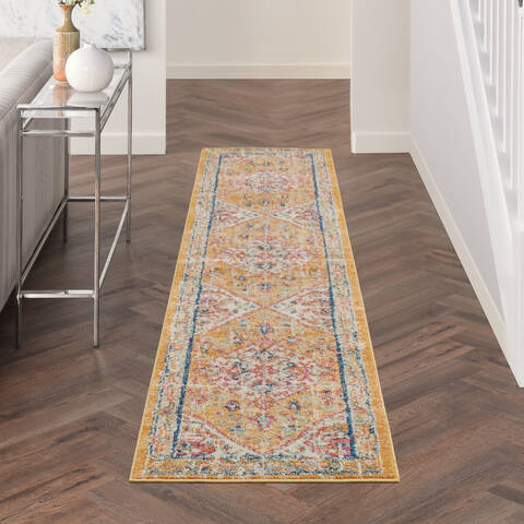 Nourison Passion Beige Runner 22 X 100 Area Rug 805-142083 Image 3