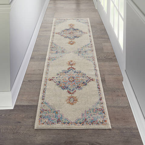 Nourison Passion Grey Runner 22 X 76 Area Rug 805-142091 Image 3