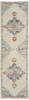 Nourison Passion Grey Runner 22 X 76 Area Rug  805-142091 Thumb 0