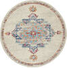 Nourison Passion Grey Round 40 X 40 Area Rug  805-142093 Thumb 0