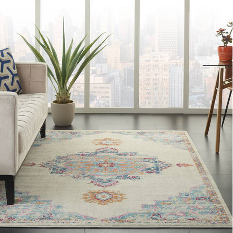 Nourison Passion Grey 67 X 96 Area Rug 805-142096 Image 3