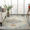 Nourison Passion Grey 67 X 96 Area Rug 805-142096 Thumb 3