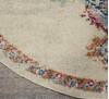 Nourison Passion Grey Round 80 X 80 Area Rug 805-142097 Thumb 1