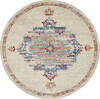 Nourison Passion Grey Round 80 X 80 Area Rug  805-142097 Thumb 0