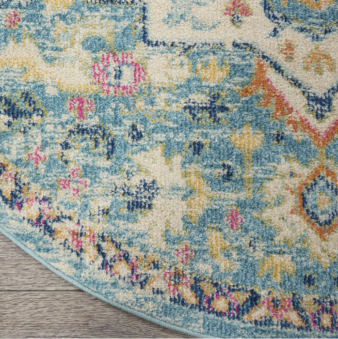 Nourison Passion Beige Round 40 X 40 Area Rug 805-142103 Image 1