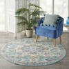 Nourison Passion Beige Round 40 X 40 Area Rug  805-142103 Thumb 3