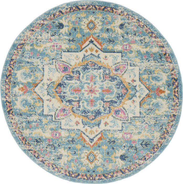 Nourison Passion Beige Round 53 X 53 Area Rug 805-142105 Image 0