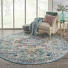 Nourison Passion Beige Round 80 X 80 Area Rug  805-142107 Thumb 3