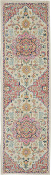 Nourison Passion Beige Runner 6 ft and Smaller Polypropylene Carpet 142110