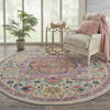 Nourison Passion Beige Round 80 X 80 Area Rug  805-142117 Thumb 3