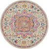 Nourison Passion Beige Round 80 X 80 Area Rug 805-142117 Thumb 0