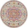 Nourison Passion Beige Round 80 X 80 Area Rug  805-142117 Thumb 0