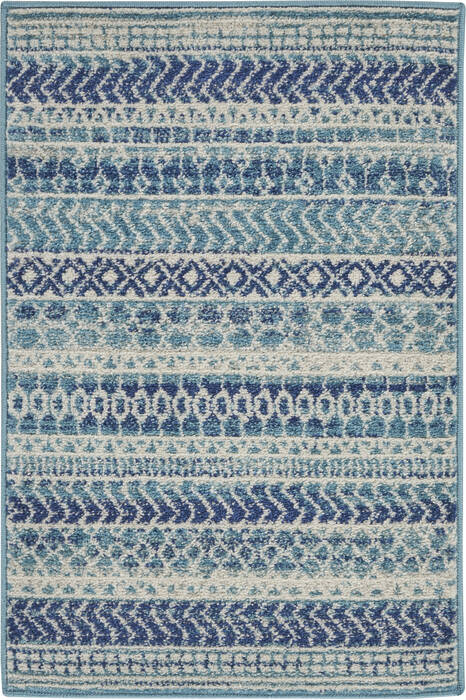 Nourison Passion Blue 110 X 210 Area Rug 805-142120 Image 0