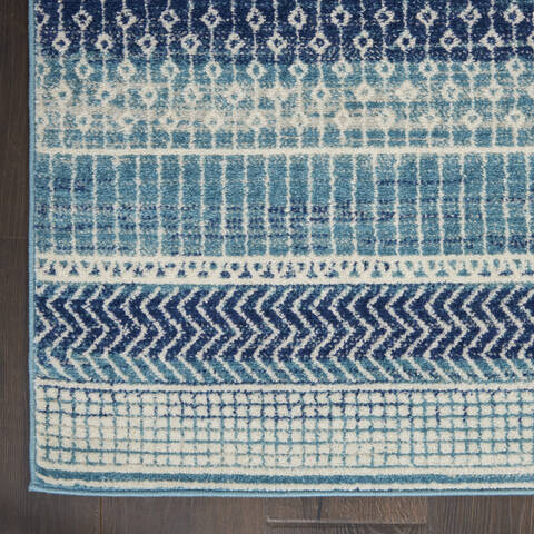 Nourison Passion Blue 53 X 73 Area Rug 805-142123 Image 1