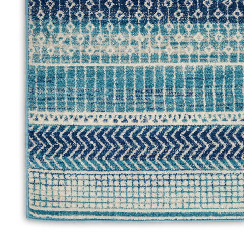 Nourison Passion Blue 80 X 100 Area Rug 805-142125 Image 5