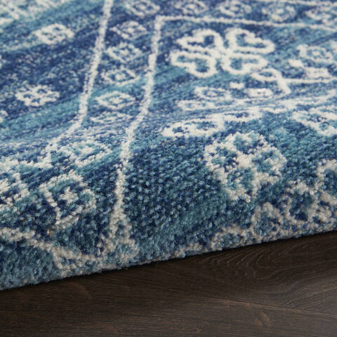 Nourison Passion Blue 110 X 210 Area Rug 805-142126 Image 2