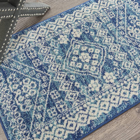 Nourison Passion Blue 110 X 210 Area Rug 805-142126 Image 4