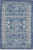 Nourison Passion Blue 110 X 210 Area Rug  805-142126 Thumb 0