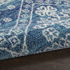Nourison Passion Blue Runner 22 X 76 Area Rug  805-142127 Thumb 2