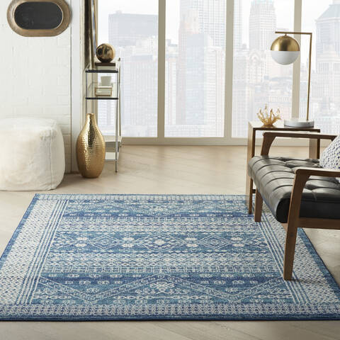 Nourison Passion Blue 53 X 73 Area Rug 805-142129 Image 3