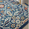 Nourison Passion Blue 53 X 73 Area Rug  805-142135 Thumb 4